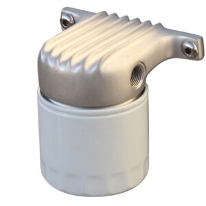 Unpolished OTB Finned Remote Oil Filter