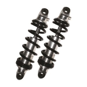 Aldan American Brushed Aluminum Coil-Over Speed Shocks.