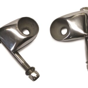 Polished Hi Boy Bolt to Shock Headlight Mounts