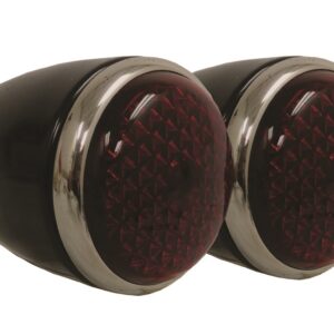 1937 Ford Hot Rod Tail Lights With Glass Lenses Pair
