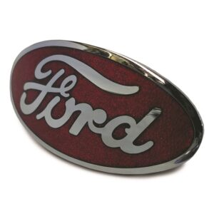 Ford Radiator Shell & Ornament Emblem Red