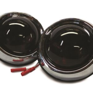 1950 Pontiac Style Hot Rod Tail Lights With Glass Lenses Pair